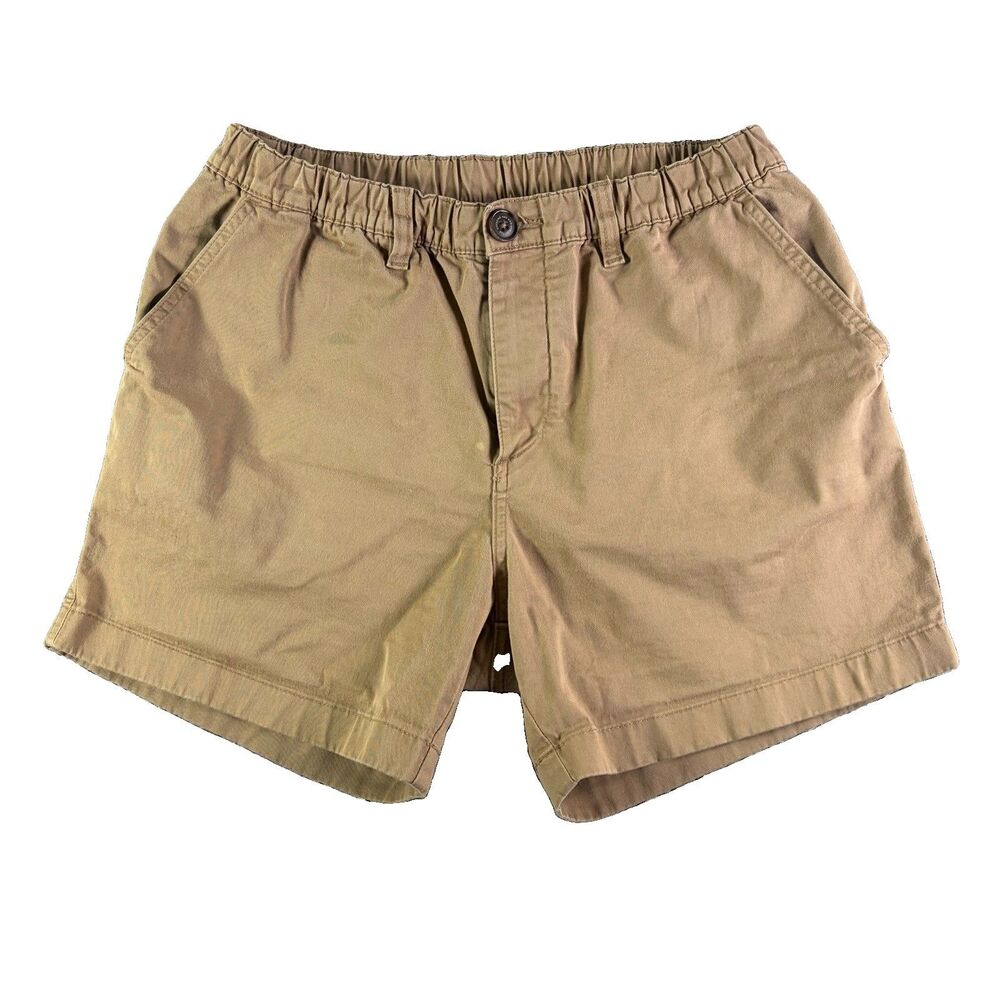 Chubbies Chino Shorts Mens Medium 5.5 Inseam Elastic Waist Preppy Golf Summer